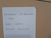 Kleuren ets, els maasson, gallus 11/20, 1998 - afbeelding 9 van  9