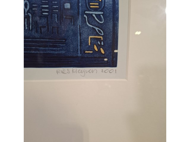 Kleuren ets, r. kleijnen, horus 4/30, 2001 - afbeelding 5 van  8