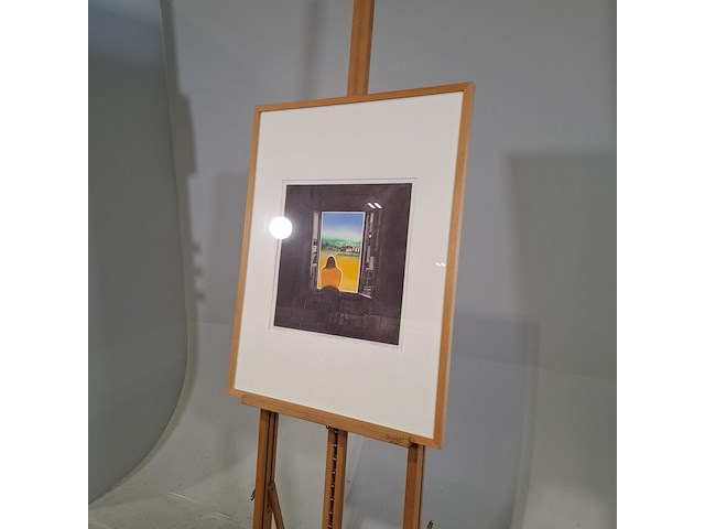 Kleuren ets, r. kleijnen, mijmeren i 20/40, 1990 - afbeelding 3 van  8