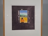 Kleuren ets, r. kleijnen, mijmeren i 20/40, 1990 - afbeelding 4 van  8