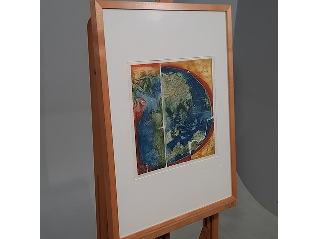 Kleuren ets, t. diekstra, terra incognita iii - 3/45, 2000 - afbeelding 2 van  9