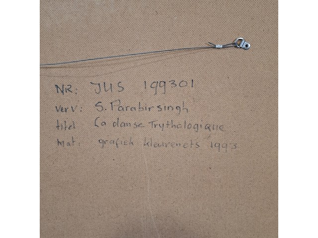 Kleurenets, sam parabirsingh, la danse trilologique, 1993 - afbeelding 3 van  11