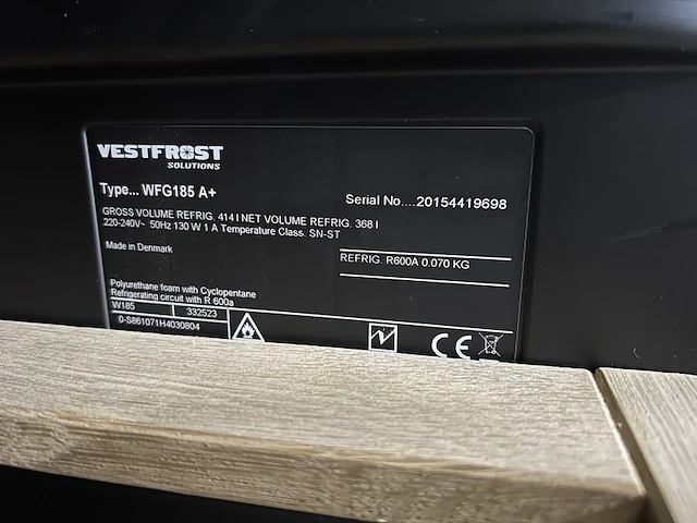 Klimaatkast vestfrost solutions, wfg185 - afbeelding 5 van  6