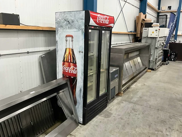 Klimasan s 880 sc td slim dubbeldeurs glasdeur koeling - afbeelding 1 van  7