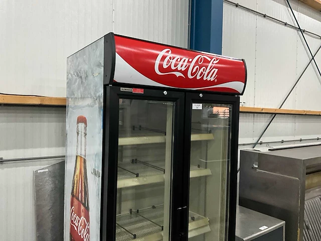 Klimasan s 880 sc td slim dubbeldeurs glasdeur koeling - afbeelding 4 van  7