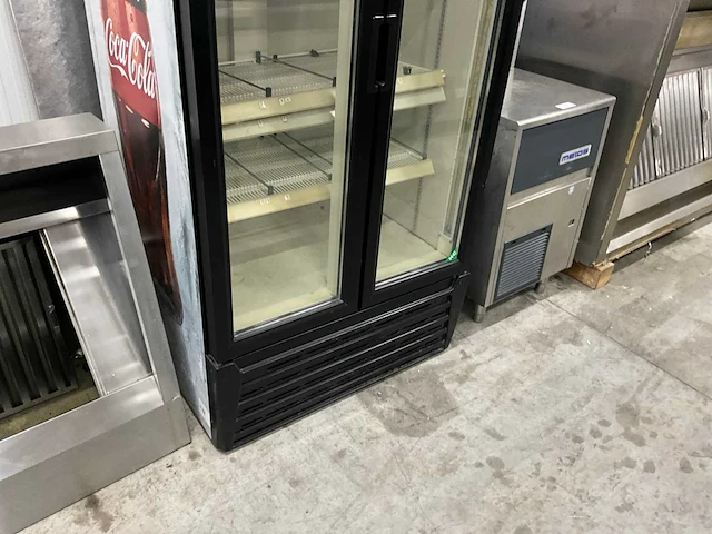 Klimasan s 880 sc td slim dubbeldeurs glasdeur koeling - afbeelding 5 van  7