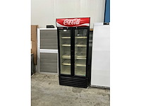 Klimasan s 880 sc td slim dubbeldeurs glasdeurkoelkast - afbeelding 2 van  9