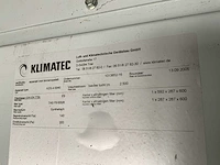 Klimatec kzg 4 0040 luchtbehandelingsinstallatie met koeling en luchtfilters - afbeelding 6 van  7