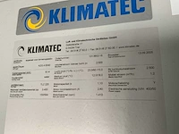 Klimatec kzg 4 0040 luchtbehandelingsinstallatie met koeling en luchtfilters - afbeelding 7 van  7