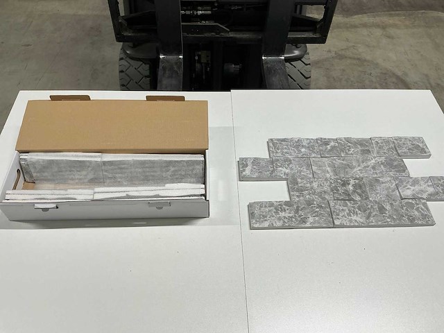 Klimex - square grey hd printed - wandtegel - afbeelding 5 van  6