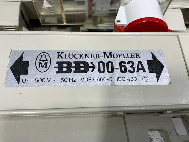 Klöckner-moeller 63a stroomspanningsrails ca 80m - afbeelding 7 van  8