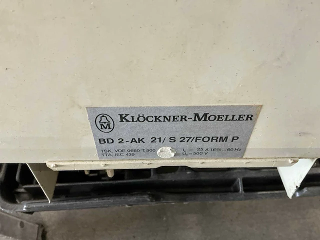 Klöckner-moeller bd 2-ak 21/ s 27/form p zekeringskast (4x) - afbeelding 5 van  5