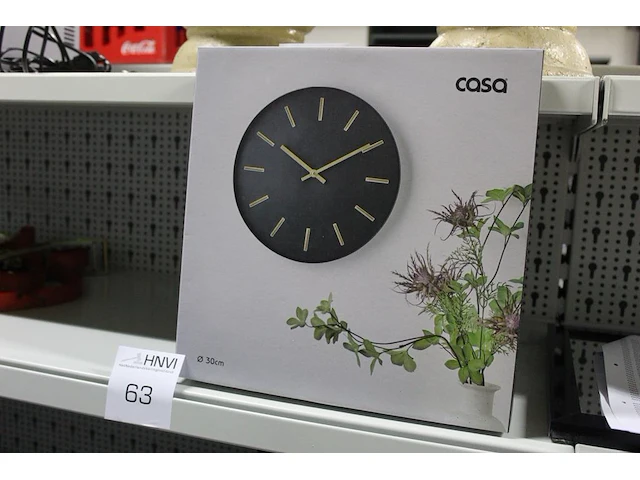 Klok casa diameter 30 cm. margeproduct - afbeelding 1 van  1