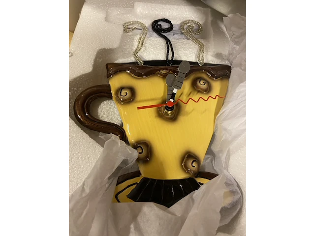 Klok koffiemok met slinger - afbeelding 6 van  9