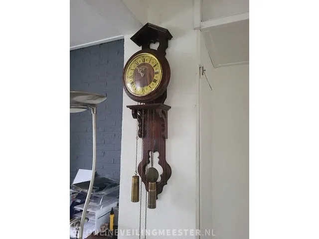 Klok orfac wandklok , bruin - afbeelding 1 van  1