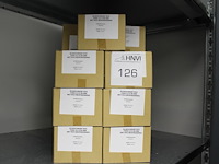 Klokschroeven rvs met neopreenring, torx 4,5 x 80mm op schap, 31 doosjes. - afbeelding 1 van  2