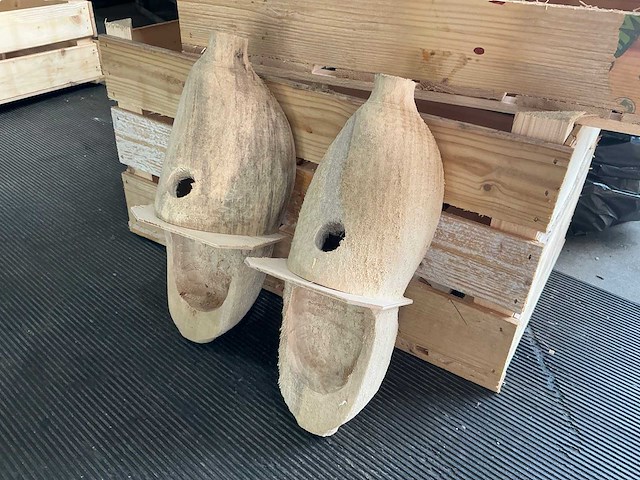 Klomp vogelhuis (2x) - afbeelding 1 van  6