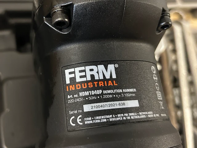 Klopboor ferm, hdm1040p - afbeelding 6 van  6