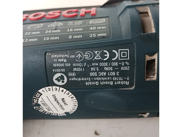 Klopboormachine - 3kg - 230v bosch, gsb 21-2 re, bouwjaar 2014 - afbeelding 8 van  8