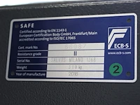 Kluis met cijferslot salvus milano 1368. bouwjaar 2016. afmeting 68 x 51 x 132 cm. let op 310 kg, staat op ... - afbeelding 5 van  5