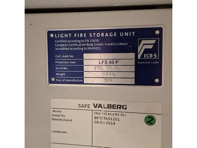Kluis, valberg, frs 75 kl, 2014 - afbeelding 10 van  10