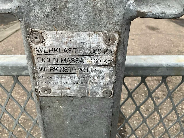 Kluitmans kht9000 pallethaak - afbeelding 10 van  10