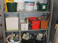 Klus- en bouwmaterialen in klushok w.o. stucadoorsgereedschappen, vd-draad, zandcementmortel, bevestigingsm... - afbeelding 5 van  9