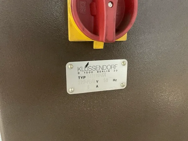 Klussendorf 637/ standstempelmachine - afbeelding 8 van  10