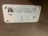 Klussendorf 637 stempelmachine - afbeelding 7 van  7