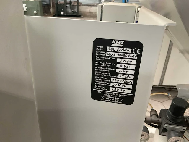Kmt neoline40iv3 waterstraalsnijmachine - afbeelding 6 van  16