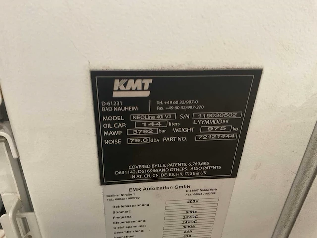 Kmt neoline40iv3 waterstraalsnijmachine - afbeelding 7 van  16