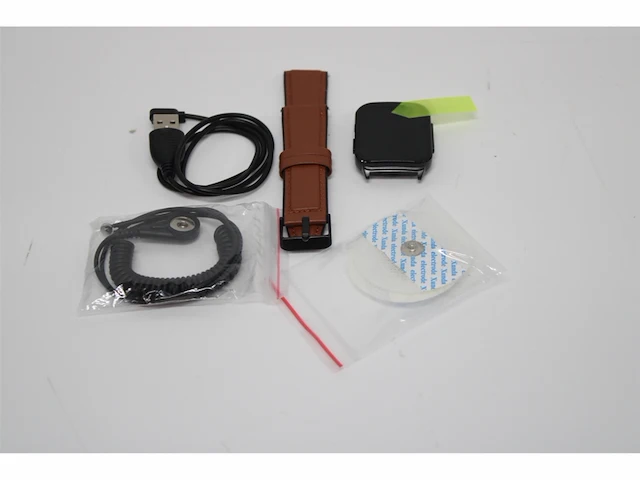 Knauermann pro 2 plus gezondheidshorloge smartwatch osram sensorenecg op borst + hrv-functie bt bluetooth slaapapneu bloeddruk - afbeelding 5 van  6