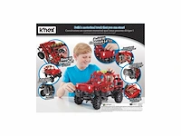 K'nex gemotorizeerde rode jeep bouwset - afbeelding 2 van  3