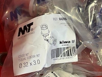 Knie 90 graden pers 32x32 - partij - afbeelding 3 van  4