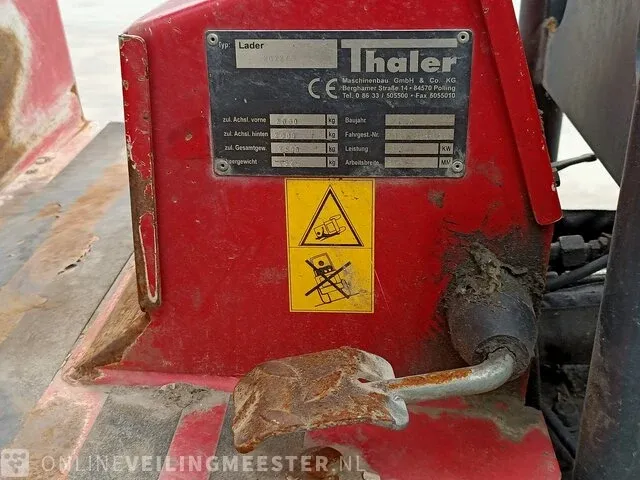 Kniklader - shovel - wiellader thaler, 2022/a, bouwjaar 2010 | 2463h | t-68-bkg - afbeelding 15 van  31