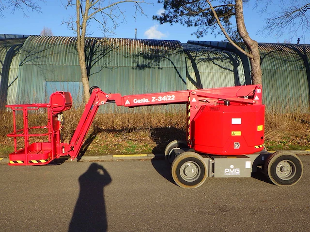 Kniktelescoophoogwerker genie z-34/22be bi-energy 12.52m 2014 - afbeelding 1 van  1