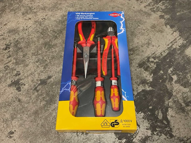 Knipex 00 20 13 5-delige vde-gereedschapset - afbeelding 1 van  2