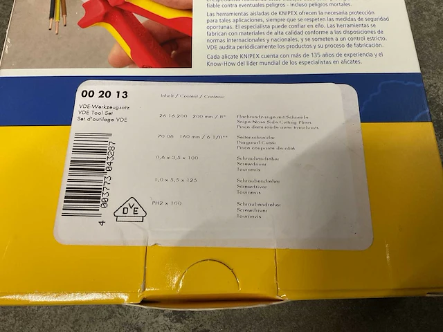 Knipex 00 20 13 5-delige vde-gereedschapset - afbeelding 2 van  2