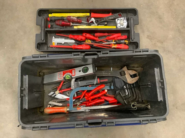 Knipex ,felo ,e,a gereedschapskoffer met inhoud - afbeelding 1 van  9