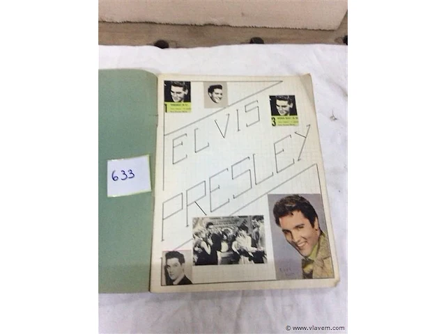 Knipselboek oa elvis - nelson…. - afbeelding 1 van  7