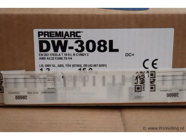 Kobelco mig/mag lasdraad type premiarc dw-308l - 1,2mm - 15kg - afbeelding 2 van  2
