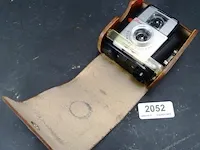 Kodak brownie camera in originele lederen etui - afbeelding 1 van  5