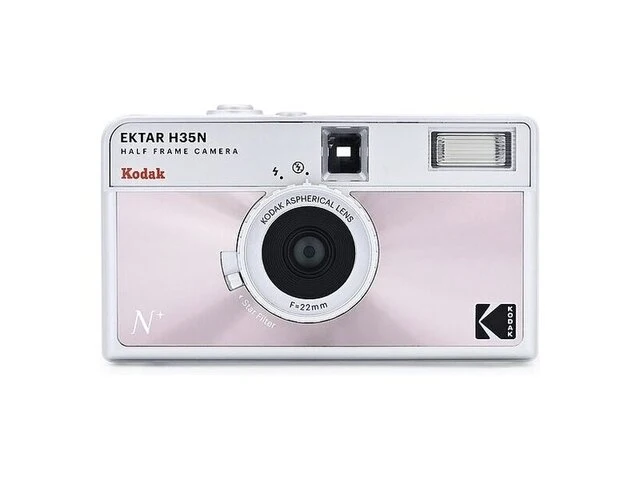 Kodak ektar h35n film camera roze - halfframe - halfkleinbeeld - afbeelding 1 van  1