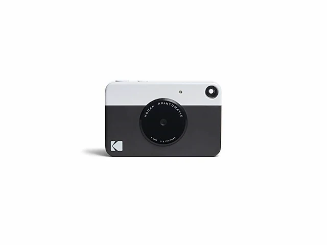 Kodak printomatic 2 x 3 inch digitale instant print camera afdrukken in kleur op zink papier zwart - afbeelding 1 van  5