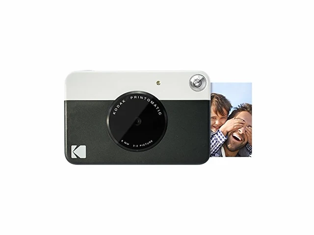 Kodak printomatic 2 x 3 inch digitale instant print camera afdrukken in kleur op zink papier zwart - afbeelding 3 van  5