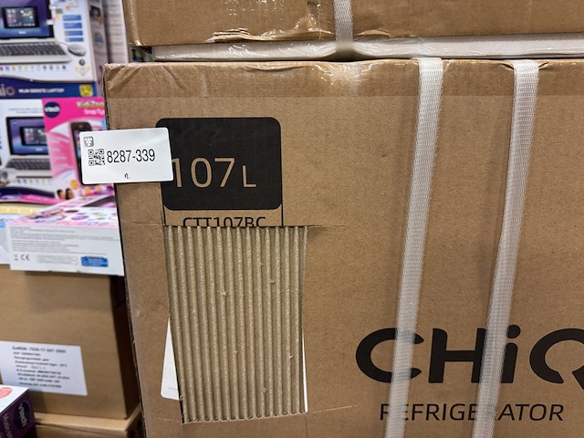 Koel-vriescombinatie 107 liter chiq, ctt107bc - afbeelding 3 van  4