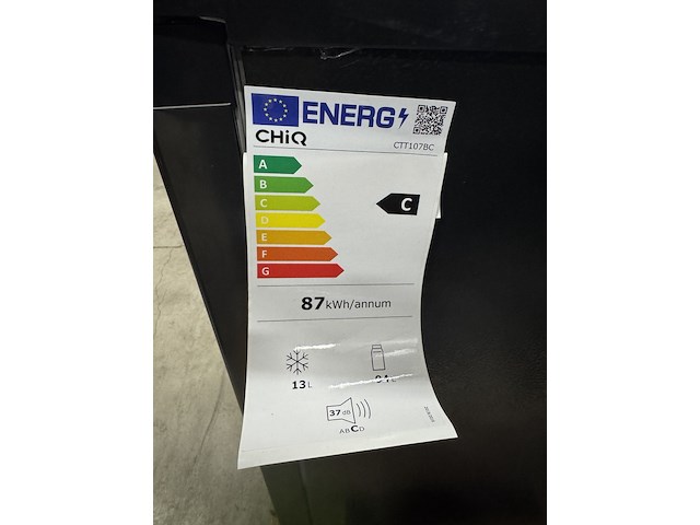 Koel-vriescombinatie 107 liter chiq, ctt107bc - afbeelding 4 van  4
