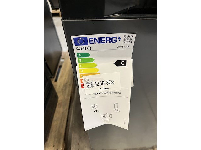 Koel-vriescombinatie 107 liter chiq, ctt107bc - afbeelding 5 van  5
