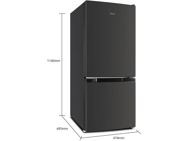 Koel-vriescombinatie 117 liter, chiq, cbm117l42 - afbeelding 2 van  6