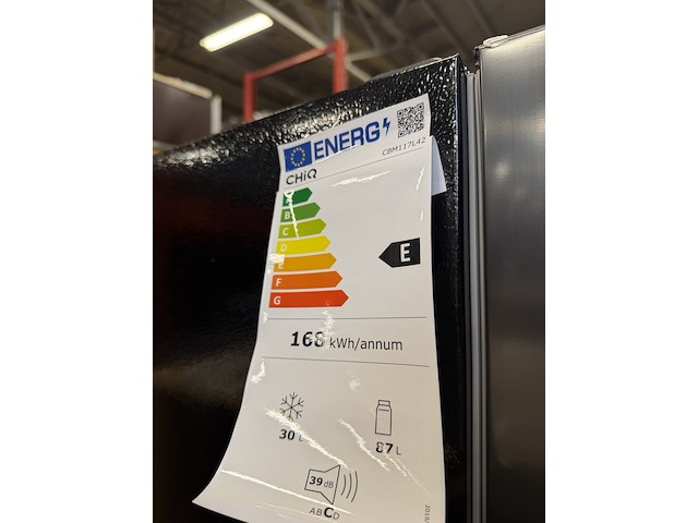 Koel-vriescombinatie 117 liter chiq, cbm117l42 - afbeelding 3 van  3